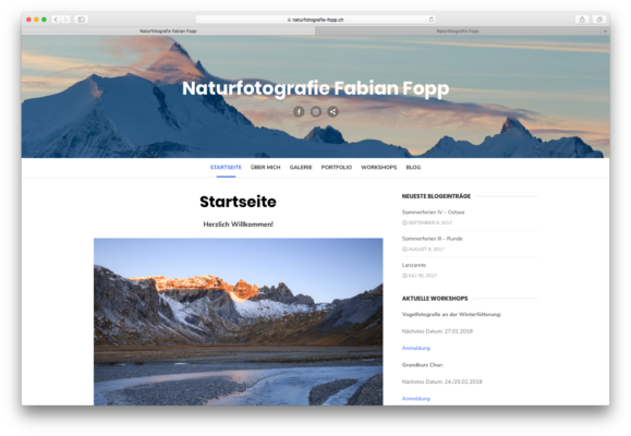 Neue Startseite